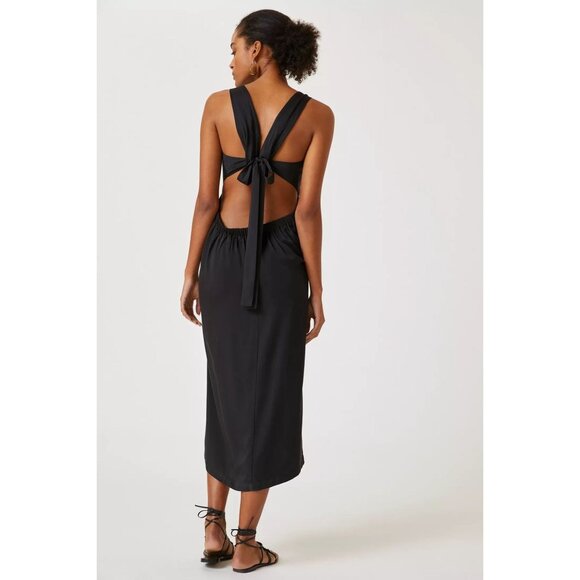 Anthropologie Sleeveless Deep-V Midi Dress - Picture 2 of 7